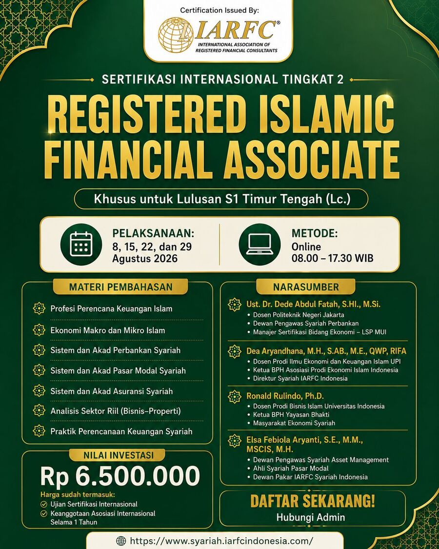 Workshop Islamic FInancial Planning level Basic